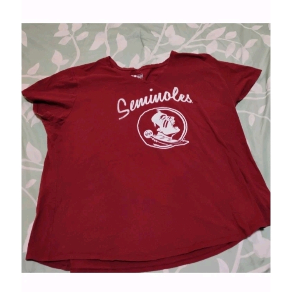 Russell Athletic Maroon Seminoles Tee